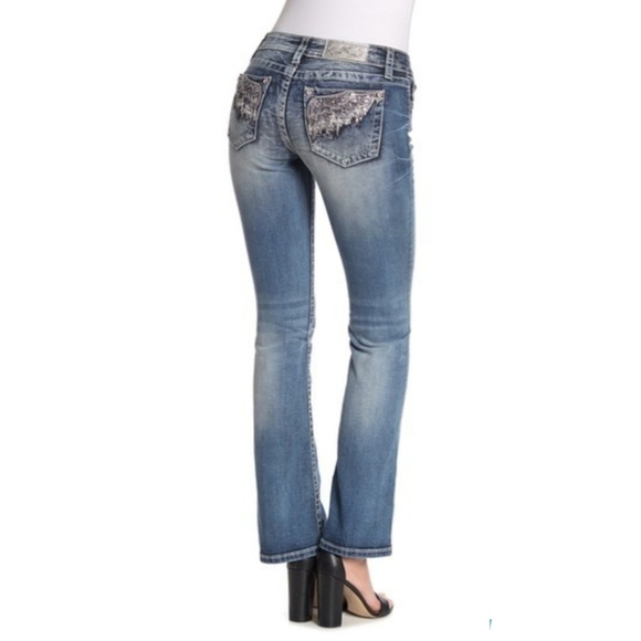 Miss Me Standard Boot Cut Jeans 37-1/2" inseam - Picture 5 of 8